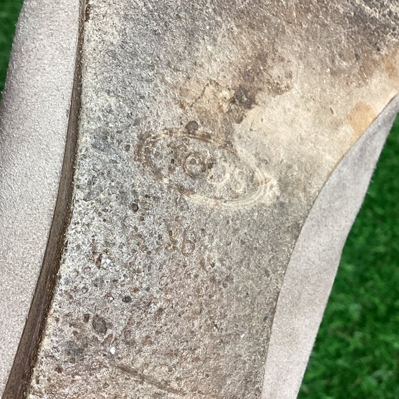 TOD'S Caramel Light Tan Braided Slip-On Suede Loafers 36 - Picture 11 of 14